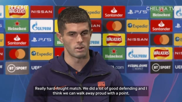 Pulisic praises Chelsea's defence after Sevilla draw